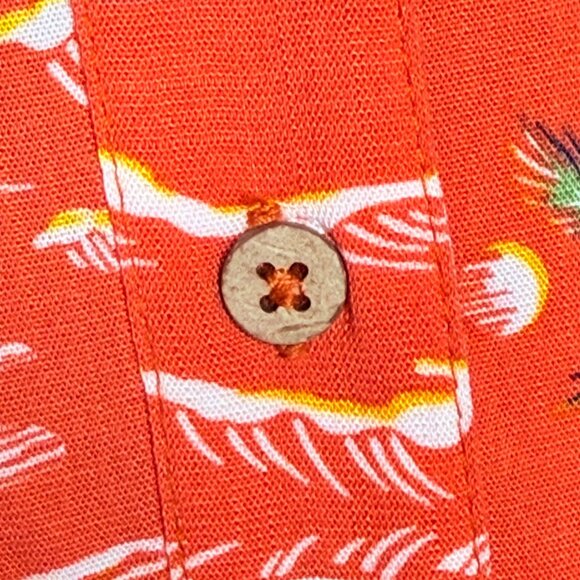 Disney Torrid Lilo & Stitch Tiki Hawaiian Button Down Shirt 5X - NWT - Picture 10 of 11